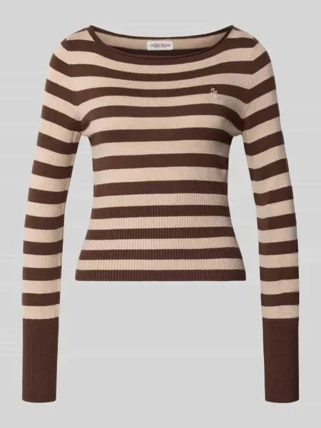 Sweter z dzianiny z domieszką wełny w kroju skinny fit Guess Jeans