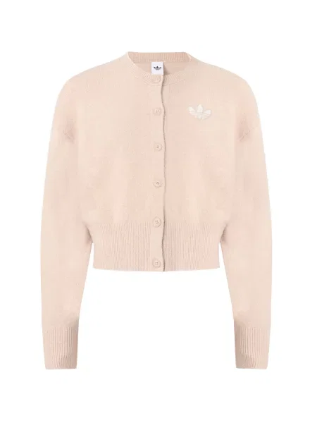 ADIDAS ORIGINALS Geacă tricotată ESSENTIALS cappuccino maro