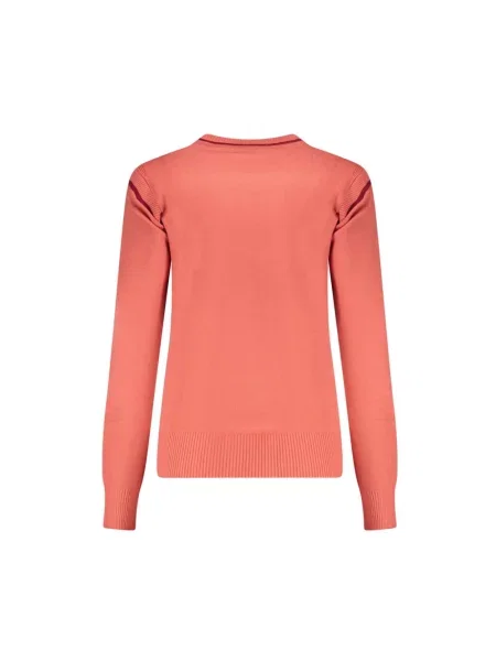 Lniany sweter North Sails czerwony