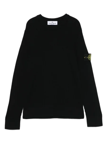 Sweter dziecięcy Stone Island czarny