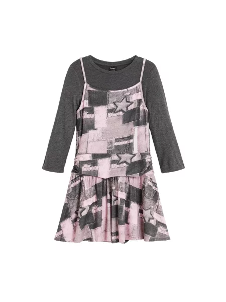 Desigual Rochie / roz gri
