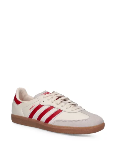 Sneakerși Adidas Adizero din piele cu dungi cu autograf galben