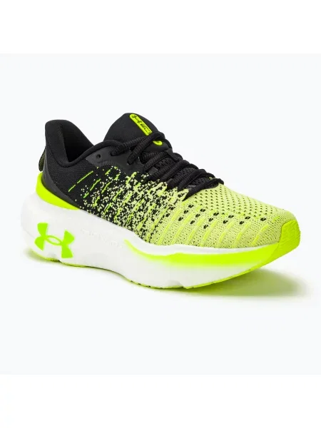 Дамски обувки за бягане Under Armour Infinite Elite black/sonic yellow/high vis yellow черно