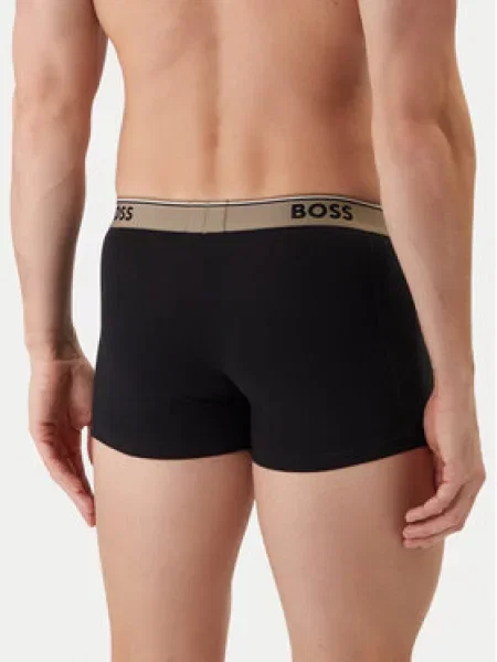 BOSS Boksarice temno siva / oliva bela črna