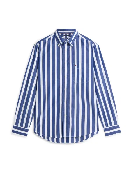 TOMMY HILFIGER Košile enciánová modrá bílá