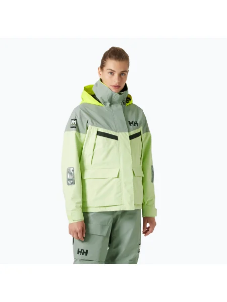 Geacă de navigație pentru femei Helly Hansen Pier washed lime