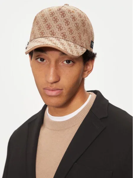 Kapa s šiltom Guess bež