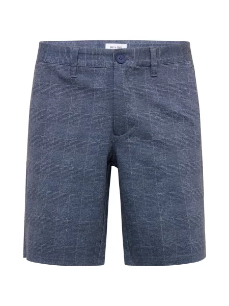 Only & Sons Pantaloni eleganți MARK albastru noapte / deschis gri