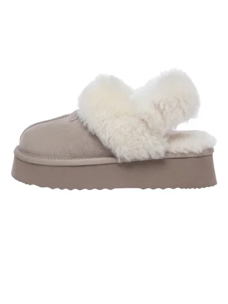 Everau Papuci de casă Fantail' bej