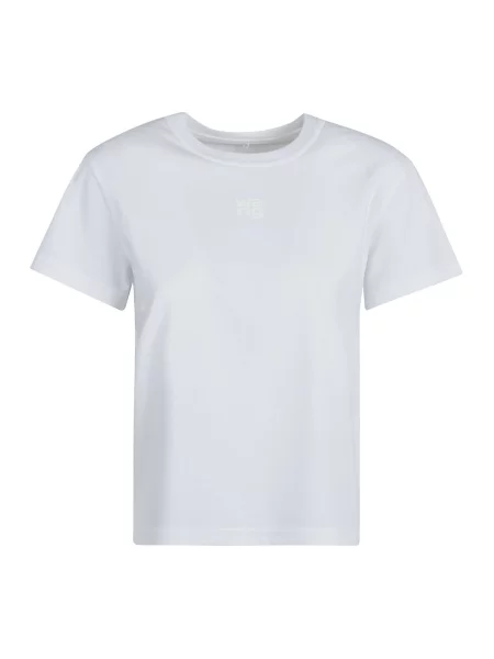 Koszulka polo Alexander Wang z autografem biała