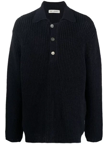 Pulover Our Legacy tricotate albastru