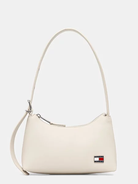 Tommy Jeans torebka beżowy czarna