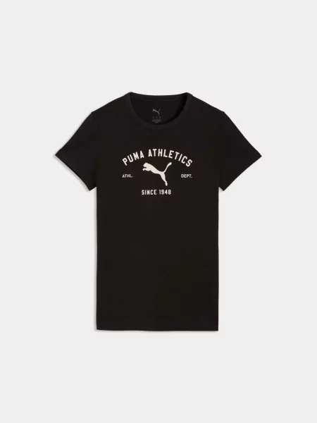 Футболка PUMA Class Graphic Tee комбінований верх чорний