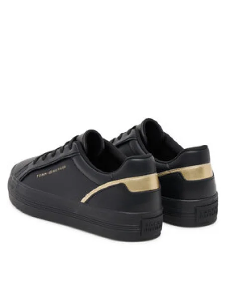 Tommy Hilfiger Sneakersy Vulc Foxing čierna