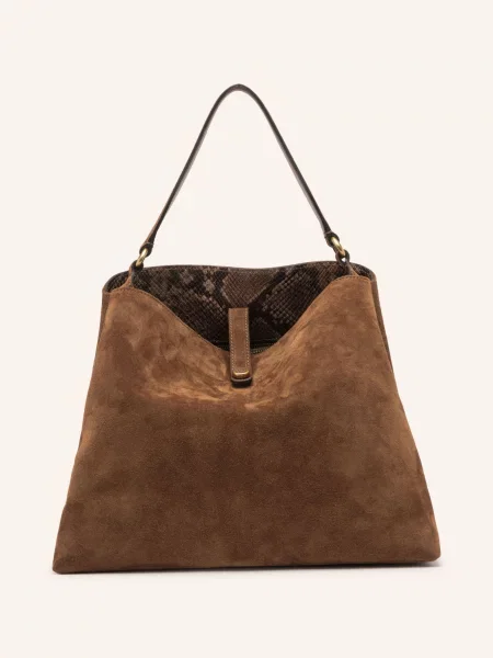 Gianni Chiarini Torebka Typu Worek Fiona Medium braun brązowa