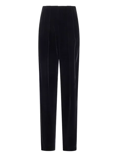 Pantaloni Giorgio Armani de catifea negru