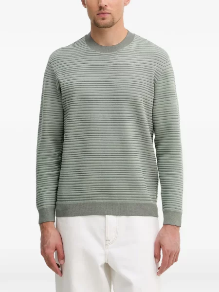 Pulover Armani Exchange cu dungi verde