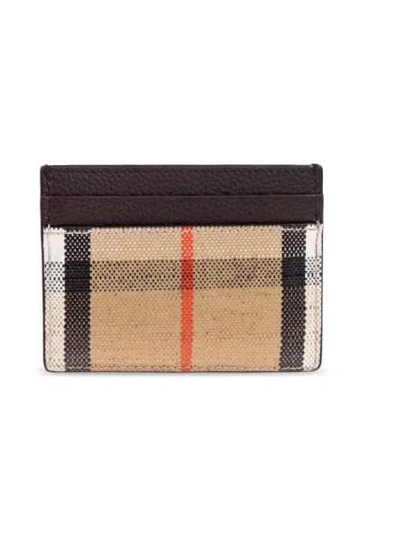Portfel Burberry skórzany beżowy