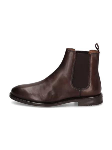 Kožené chelsea boots Lazzarini hnědé