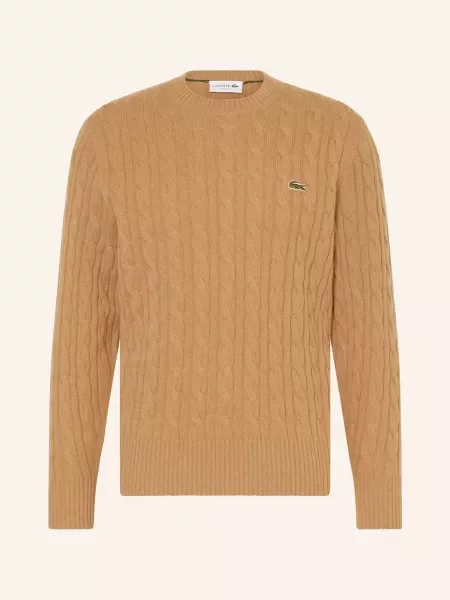 Lacoste Svetr velbloudí