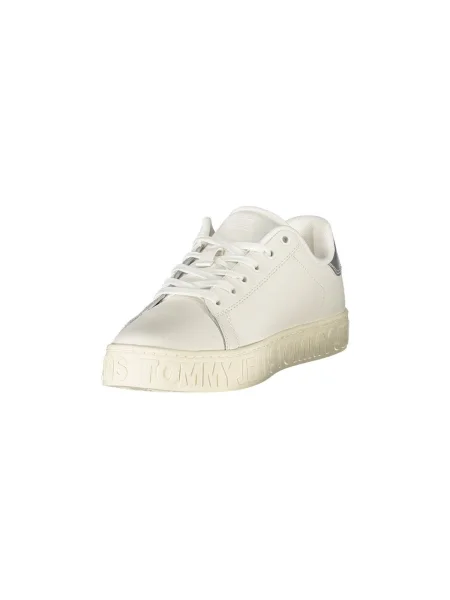 Tommy Jeans Rövid szárú sportcipők Essential ekrü ezüst