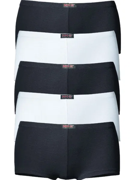 H.I.S Spodnje hlače črna bela