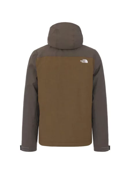 Geacă The North Face cu glugă verde