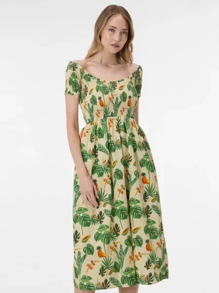 Midi haljina Orsay zelena