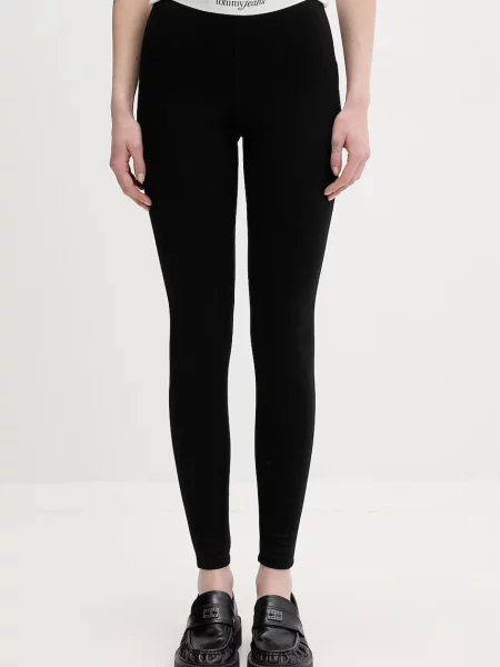 Pantaloni Tommy Jeans negru