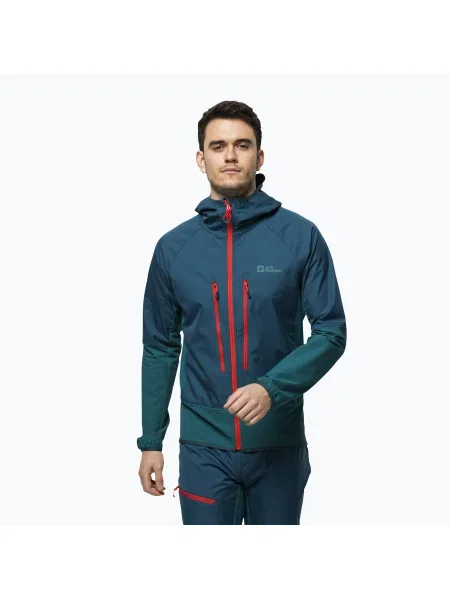 Olcsóbban. Jack Wolfskin férfi Alpspitze Hoody sí kabát. Méret: S zöld