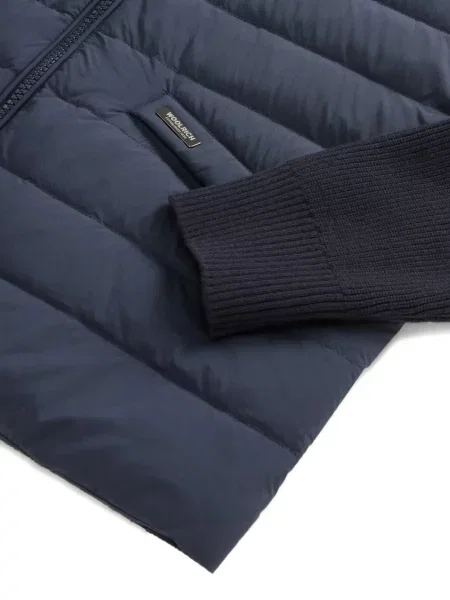 Pikowany kurtka bomber Woolrich niebieski