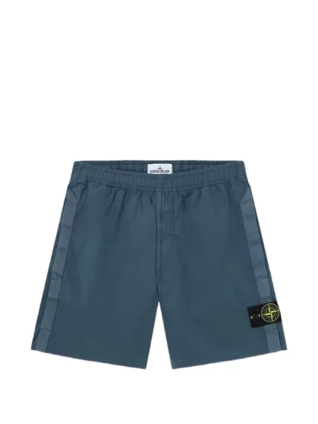 Pantaloni scurți Stone Island cu strasuri albastru
