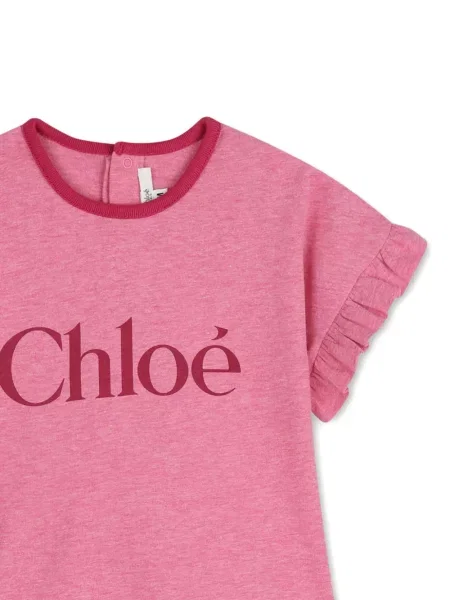 Dětské šaty Chloé růžové
