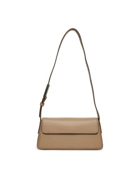 Táska Calvin Klein Jeans Belted Small Shoulder Bag bézs