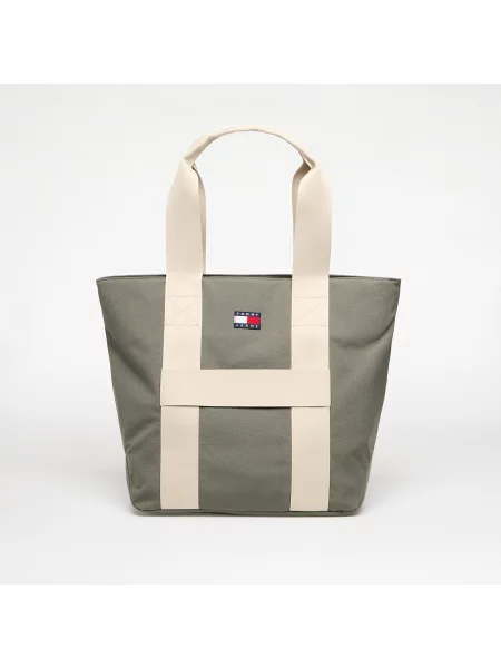 Tommy Jeans Geantă Retro Cool Tote Kaki verde