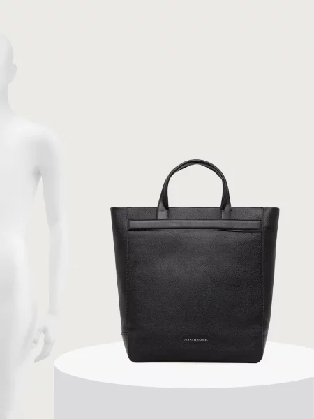 Tommy Hilfiger чанта мъжка от кожа черно