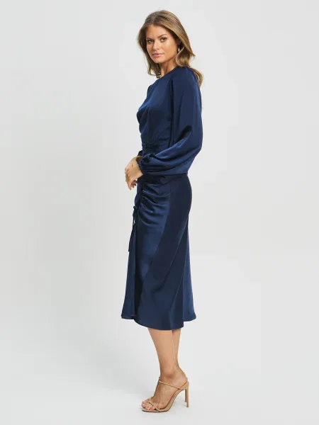 BWLDR Rochie Aura bleumarin