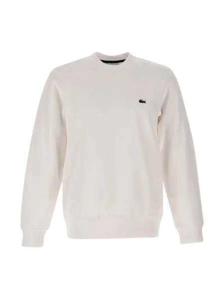 Lacoste bluza z bawełną biała