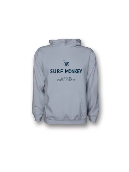 Bluza z kapturem / Męska/Damska organiczna Spokojny niebieski niebieska