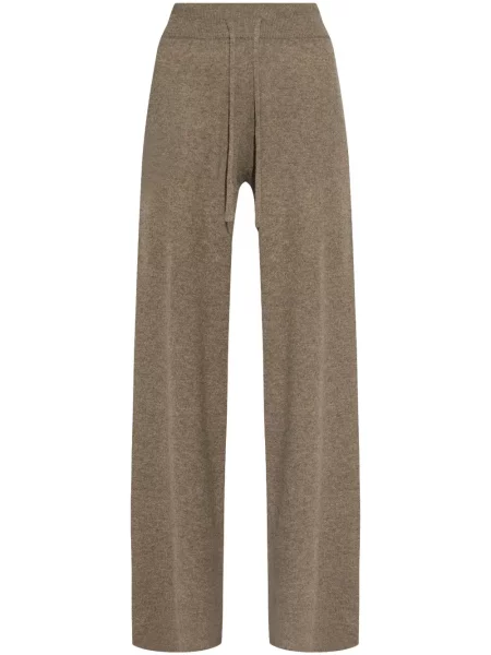 Pantaloni Lisa Yang din cașmir maro