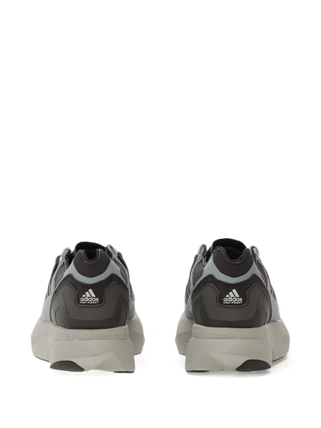 Sneakerși Adidas Campus cu imagine alergare din piele de căprioară negru