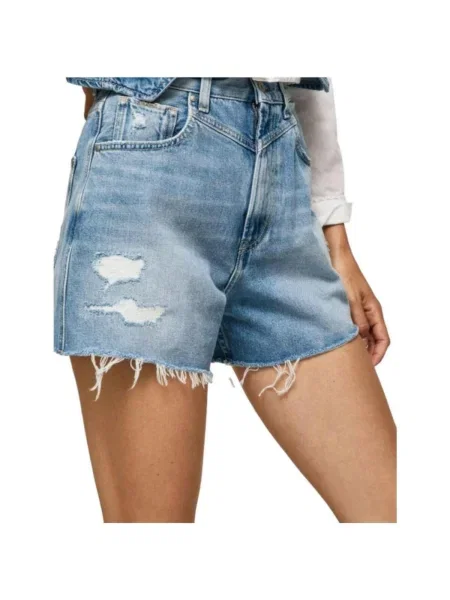 Denim ruha Pepe Jeans kék