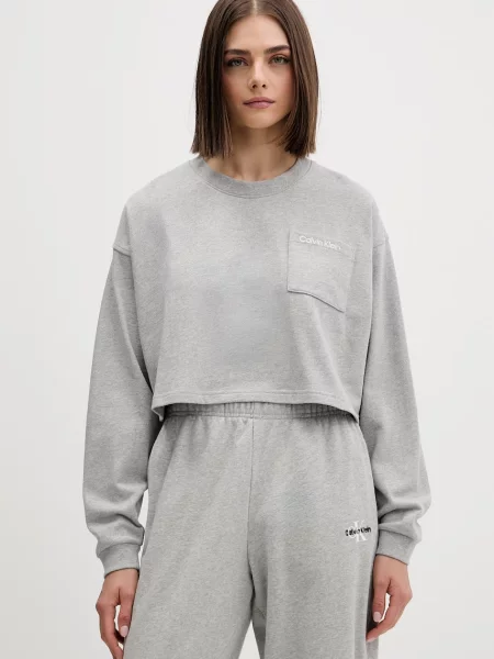 Calvin Klein Underwear dukserica loungwear ženska siva