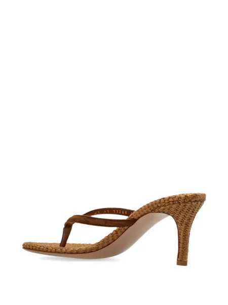 Papuci tip mules Gianvito Rossi din piele de căprioară maro