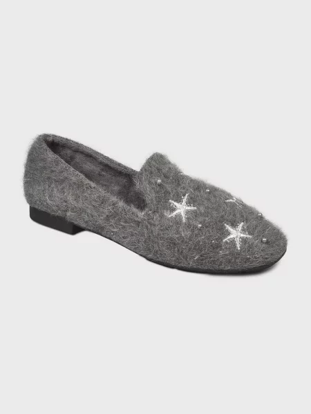 Капці Pretty You London Britt_Grey текстиль сірий