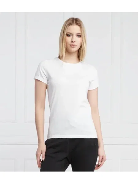 HUGO Tricou murdar alb