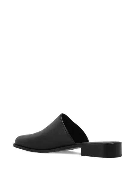 Papuci tip mules Studio Nicholson negru