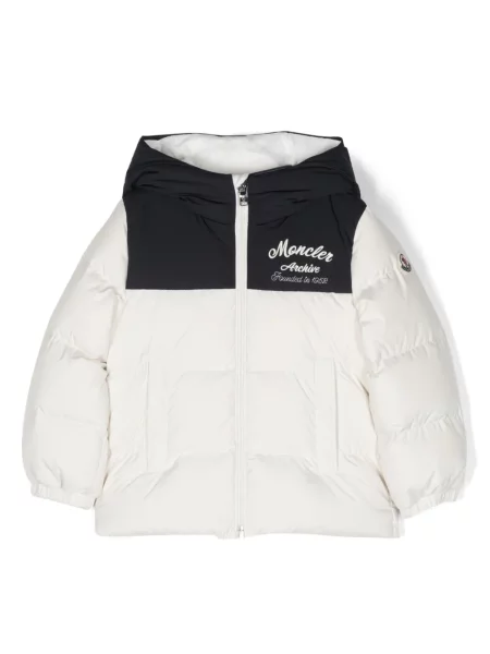 Płaszcz dziecięcy Moncler Enfant biały