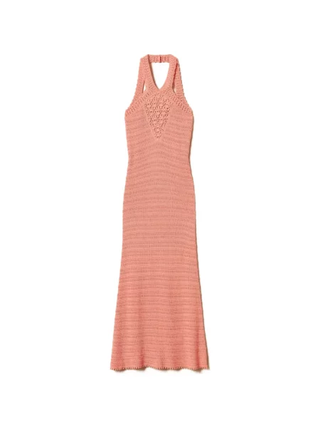 Rochie Twinset tricotate de costum roz
