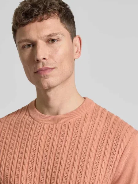T-shirt z warkoczowym wzorem Lindbergh